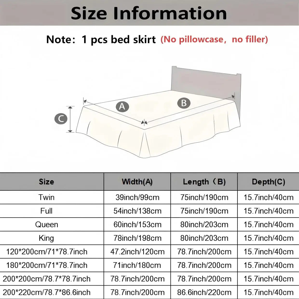 French Princess Lace Bed Skirt, Elegant Warm Mattress Protector, All-Season Washable Bedding for Bedroom, Guest Room, Hotel or Dorm Decor